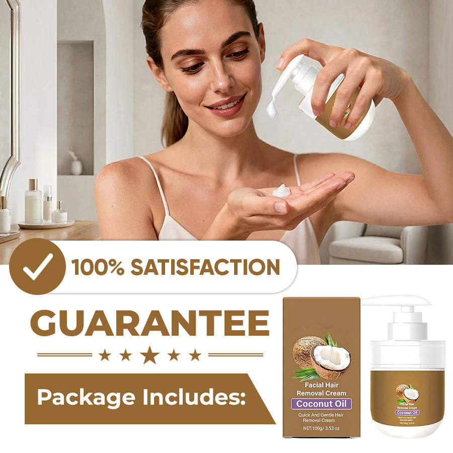 Gentle Coconut Oil Hair Removal Cream package