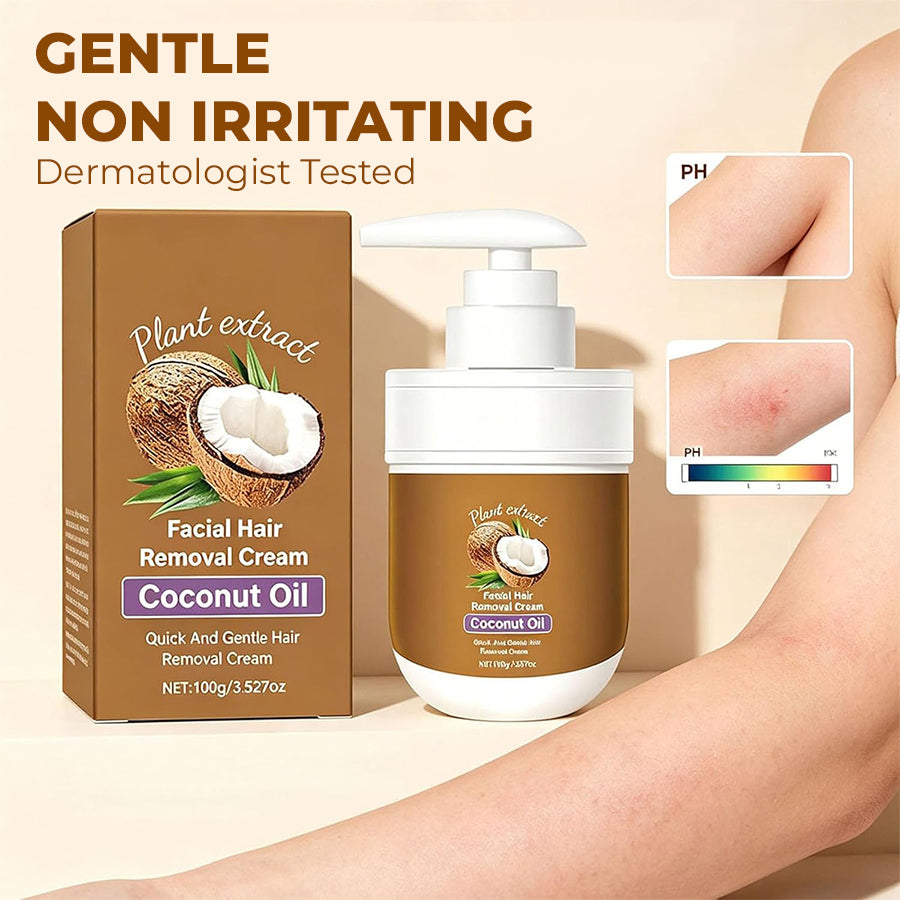 Gentle non irritating hair removal cream