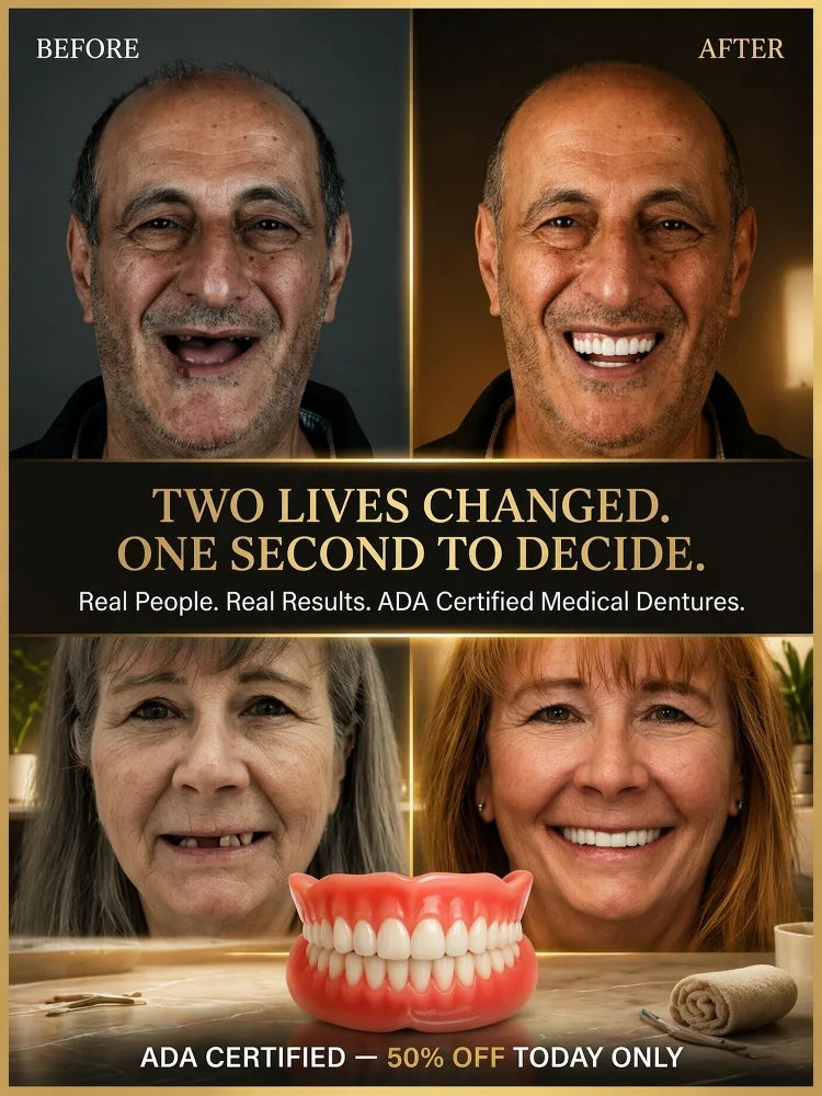 Before and after smile transformations