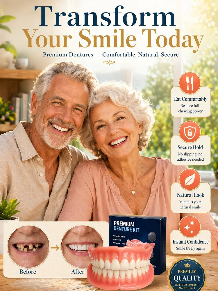 Comfortable natural secure denture benefits