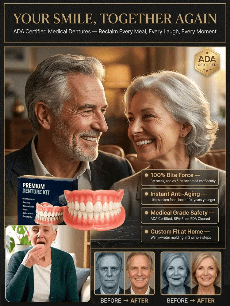 Your smile together again denture result