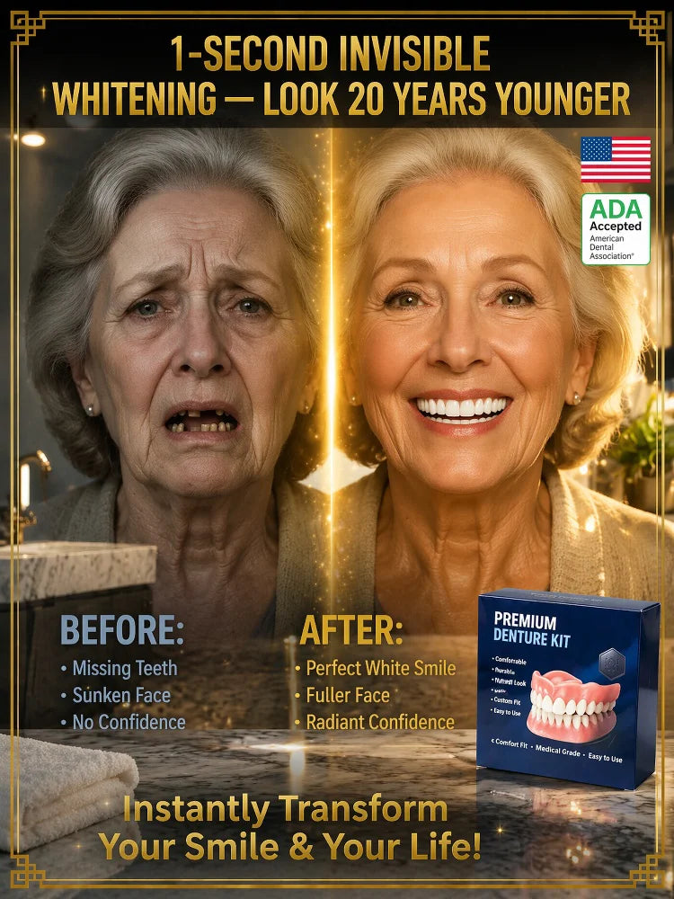 ADA certified complete dentures smile transformation